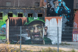 Deutschland, Sachsen-Anhalt, Magdeburg, Blick auf ein Graffitti-Gemälde in der Aerosol-Arena in Magdeburg. Die ehemaligen Brot- und Nudelfabrik zieht seit Jahren Graffiti-Künstler aus ganz Deutschland an. Deutschland, Sachsen-Anhalt, Magdeburg, Blick auf ein Graffitti-Gemälde in der Aerosol-Arena in Magdeburg. Die ehemaligen Brot- und Nudelfabrik zieht seit Jahren Graffiti-Künstler aus ganz Deutschland an.